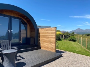 Arran Romantic Dog Friendly Luxury Pods for Couples in Scotland | Raven's Gully