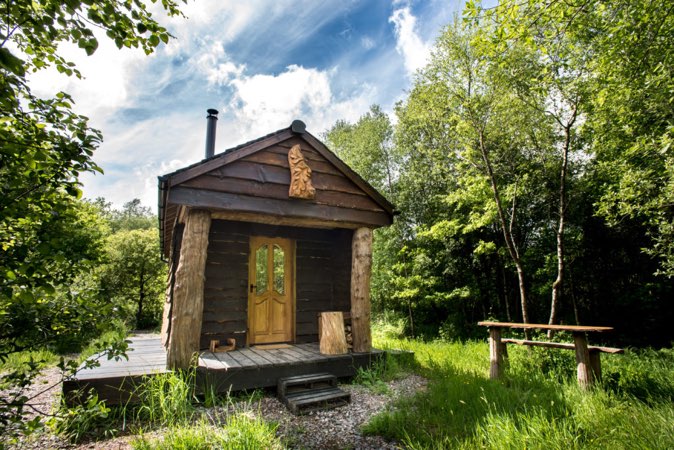 Bulworthy Off Grid Cabin in the Woods, Devon