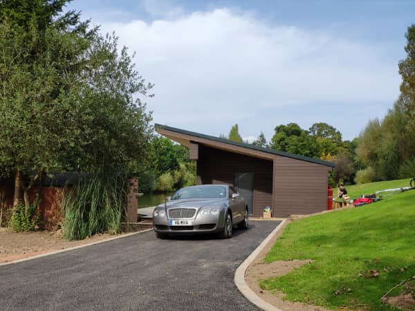 Egret at Woody Park, Cullompton