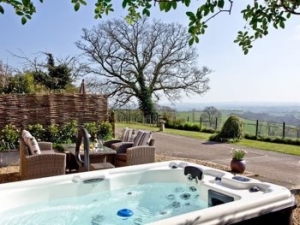 Devon Hot Tub Cottage for Couples near Exeter | The Shippen at Sherway Farm