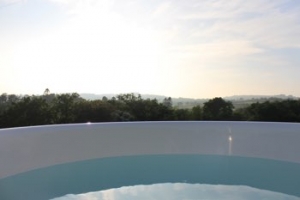 Wales luxury glamping with hot tub Ceredigion | Seren safari tent